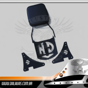 Encosto Traseiro Fixo Preto